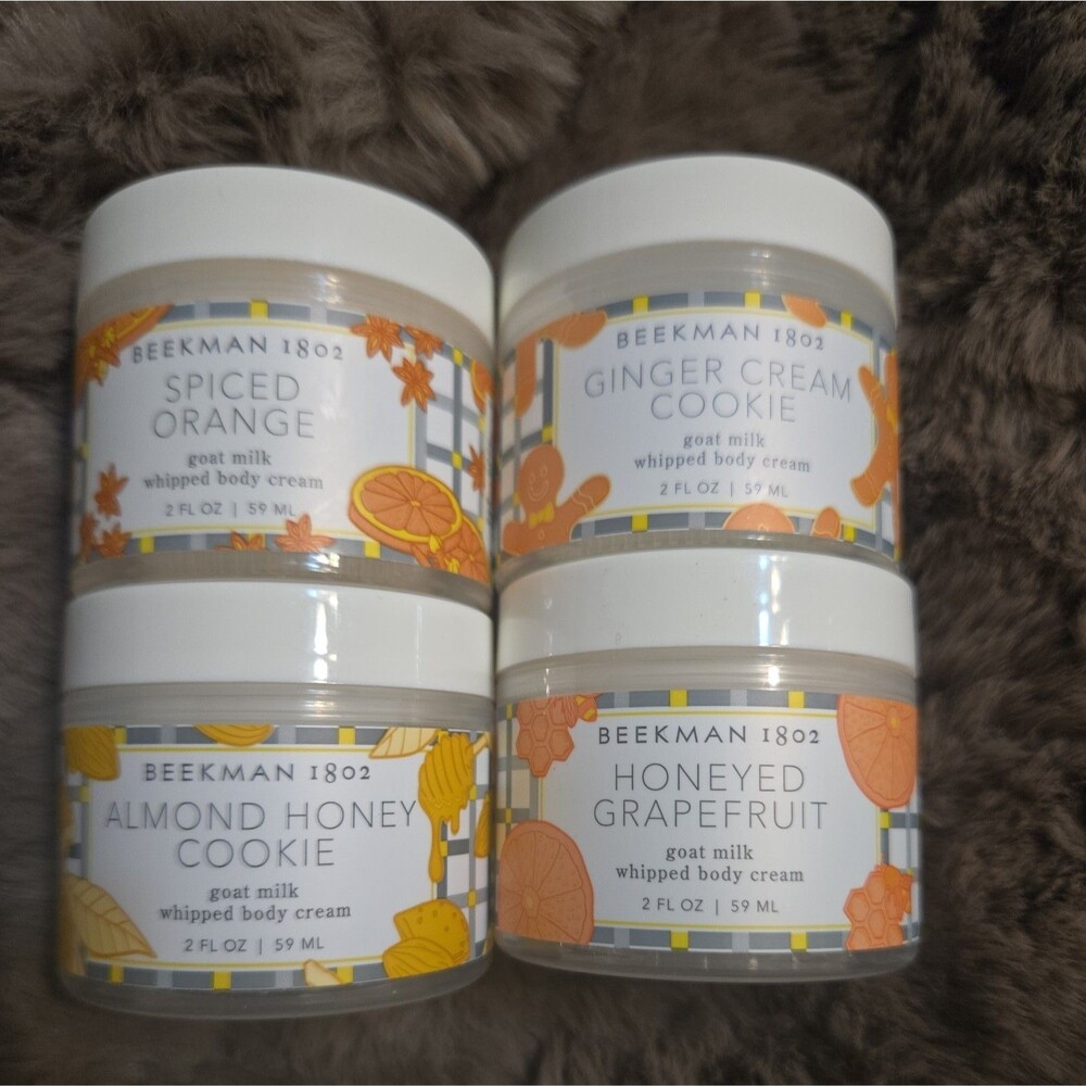 Beekman 1802 4 Pc Whipped Body Cream Set 2oz each | New. See Pics.